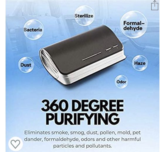 Zendora car hotsell air purifier
