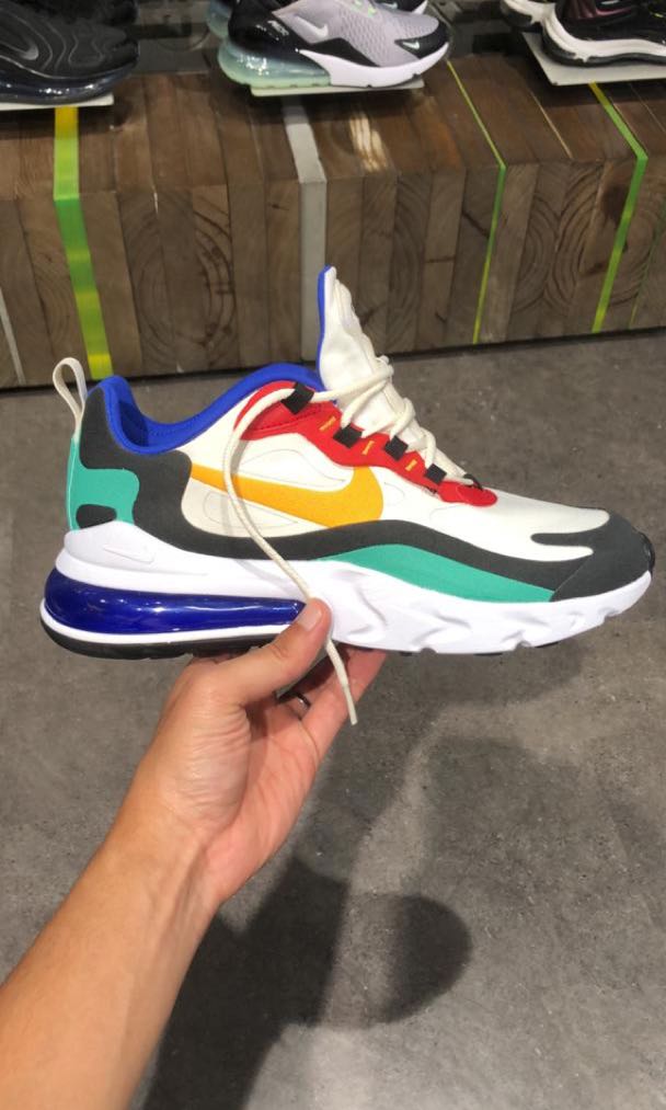 Nike Air Max 270 React, Green Compare Victoria Leeds