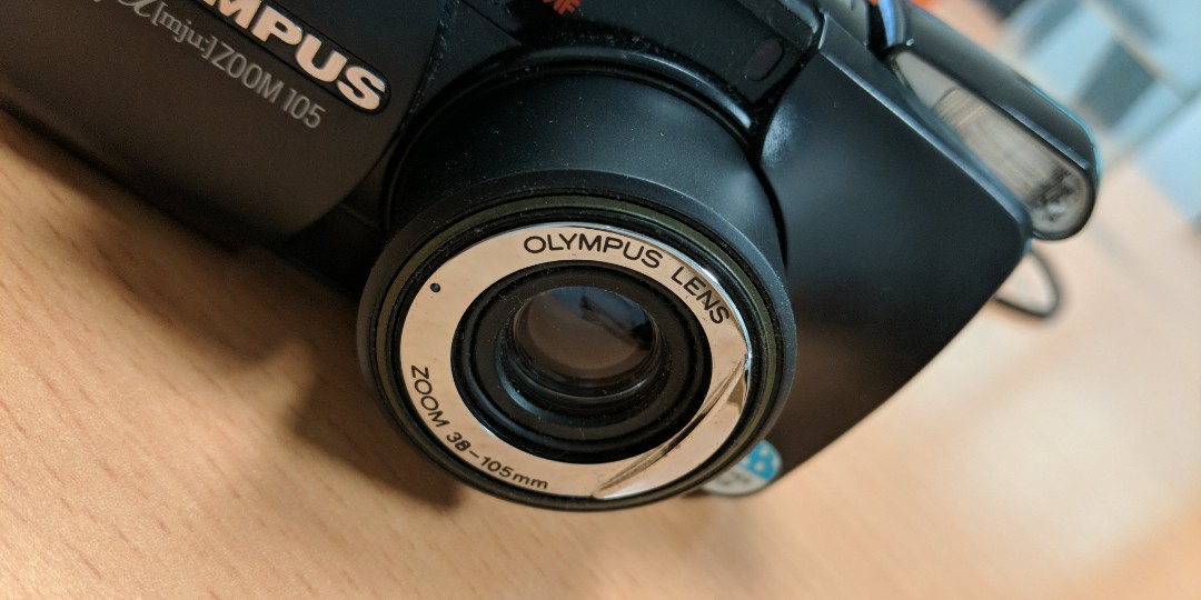 Olympus μ [mju] zoom 105 TESTED, Photography, Cameras on Carousell
