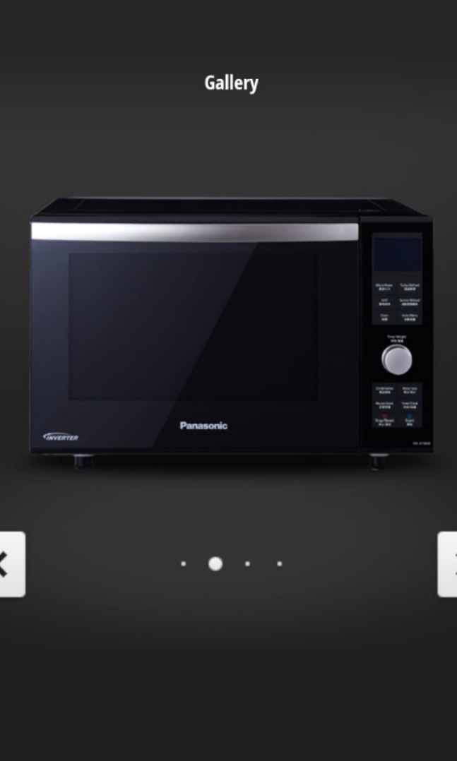 Panasonic 23L Convention Microwave Oven NNDF383, TV & Home Appliances