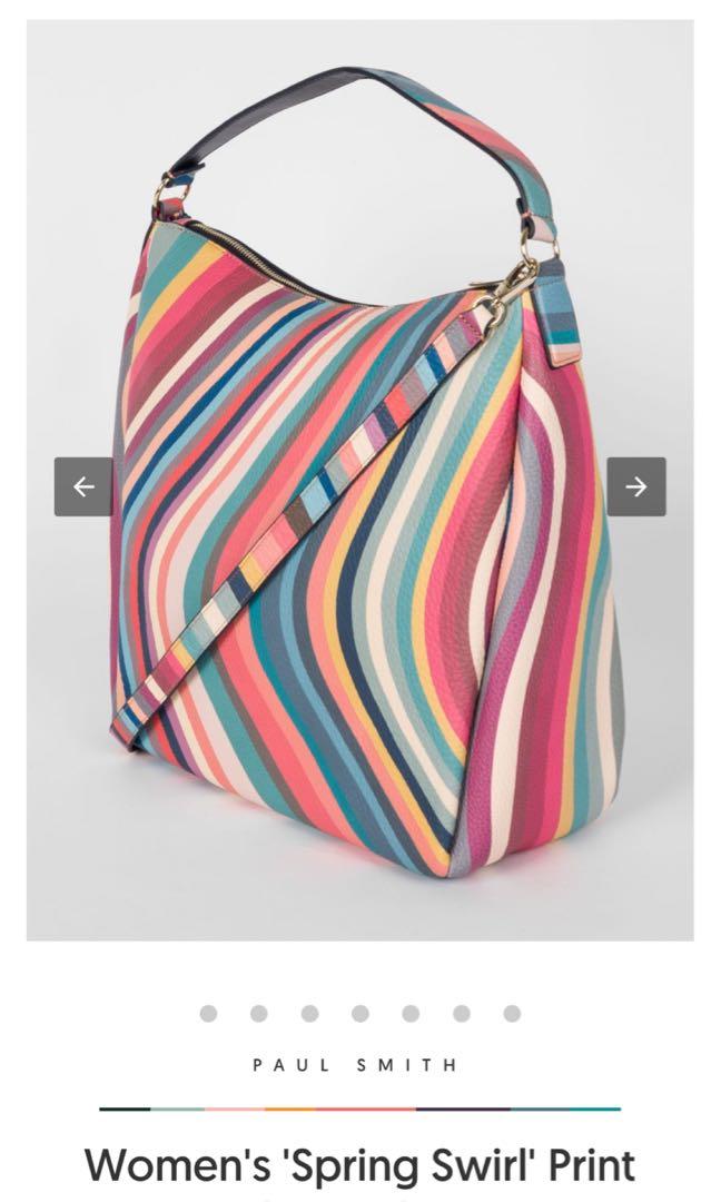 Paul Smith swirl hobo bag with dustbag, Luxury, Bags & Wallets on Carousell