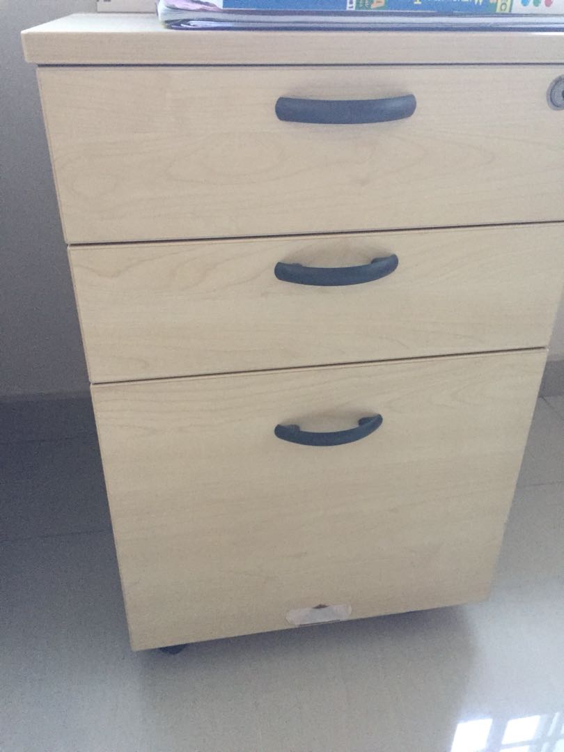 Pedestal With Rollers Furniture Shelves Drawers On Carousell
