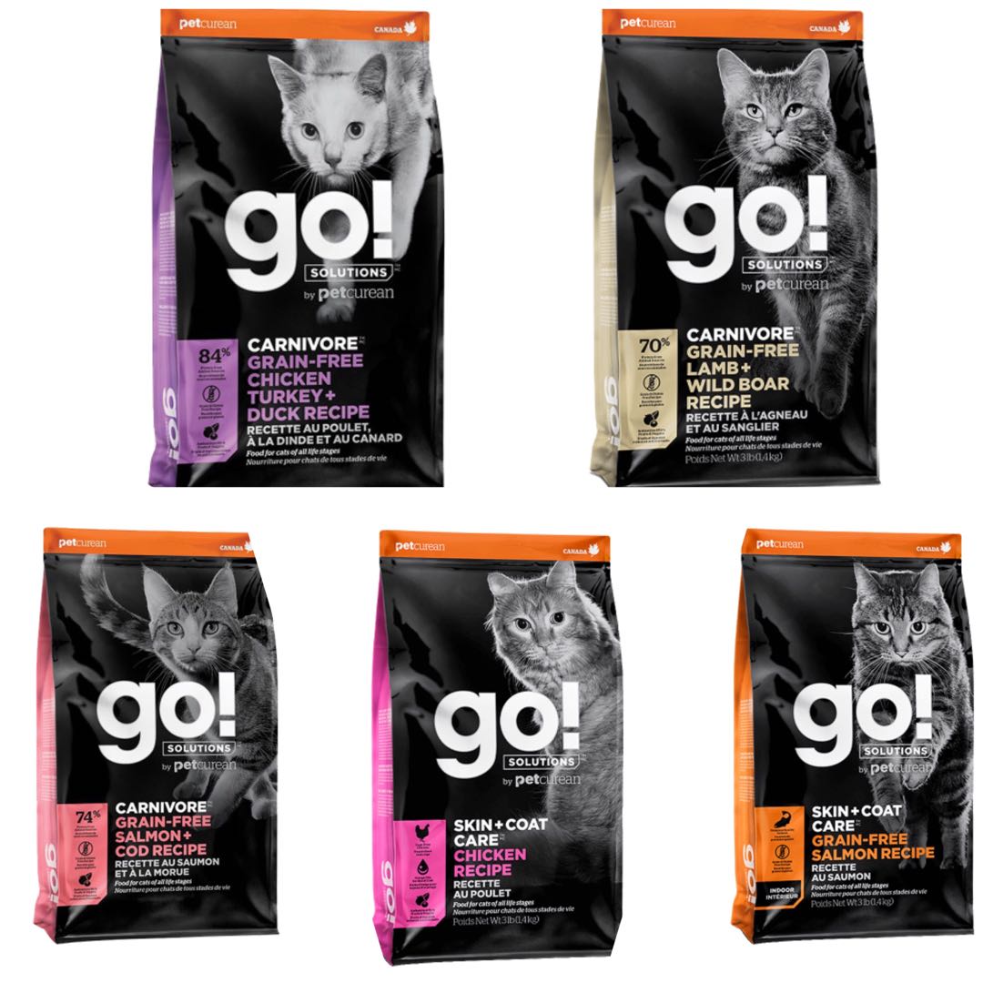 Petcurean Go Solution Carnivore Grain Free 1 4kg 35 Pet Supplies For Cats Cat Food On Carousell