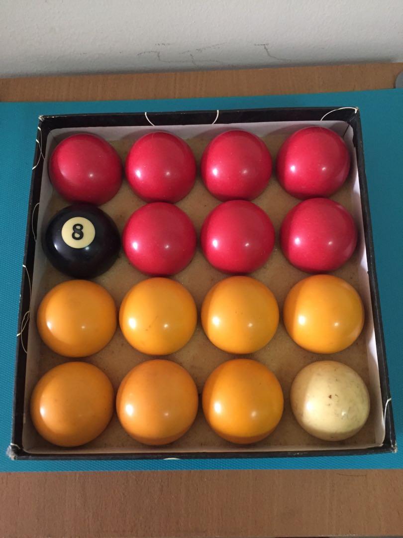 Pool Table Balls, Hobbies & Toys, Toys & Games on Carousell