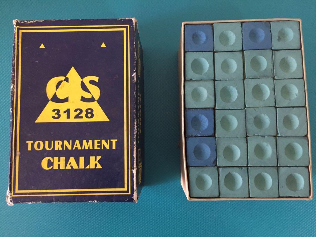 Pool table chalk (Category: Billiards & Bowling) located in Kuala Lumpur. Submitted by benjamingasper (Listing ID 239463828, Image 1). Description: Package contains: 72 pieces of chalk Dm if interested ! .