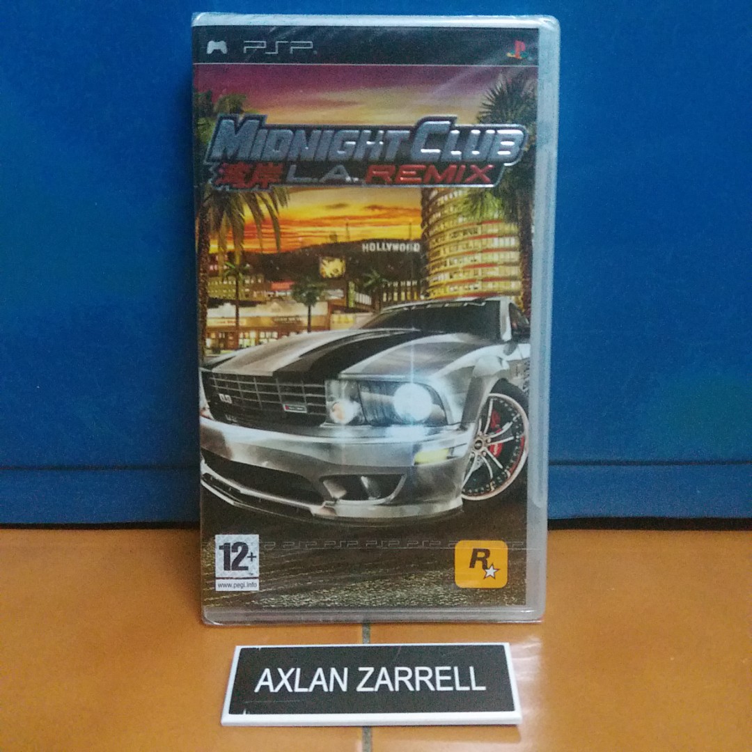 New & Sealed) PSP UMD Midnight Club LA Remix, Video Gaming, Video Games,  PlayStation on Carousell