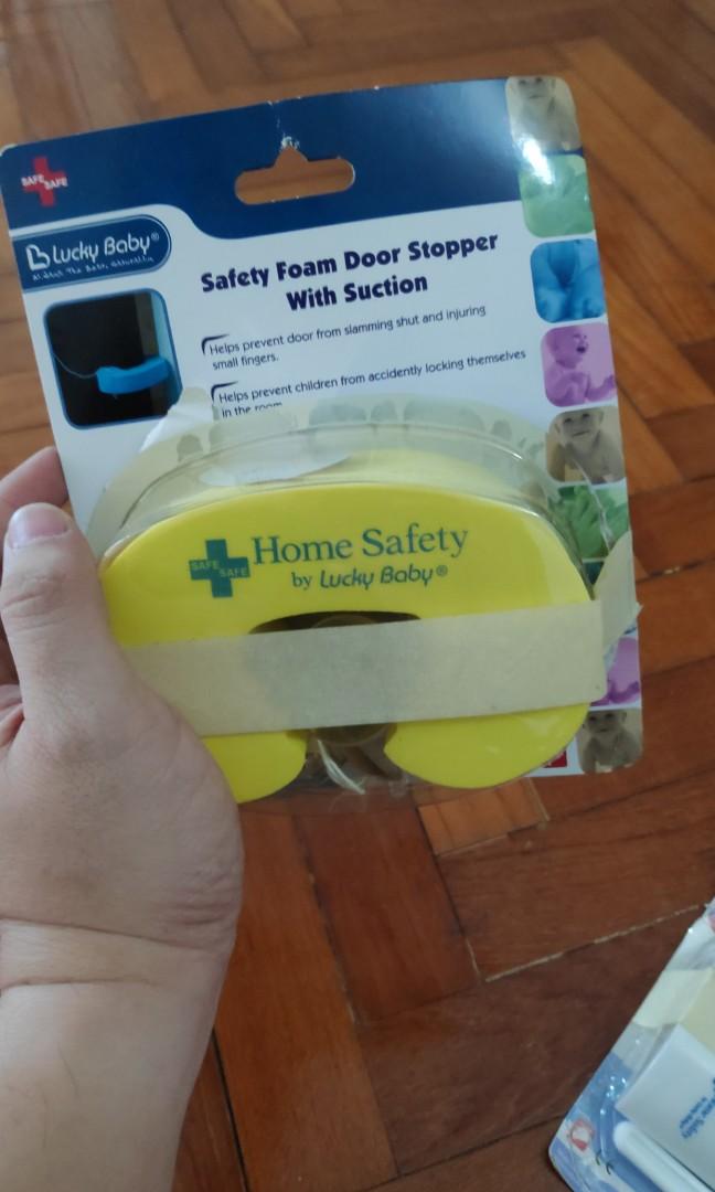 Safety Foam Door Stopper with Suction, Babies & Kids, Baby Nursery