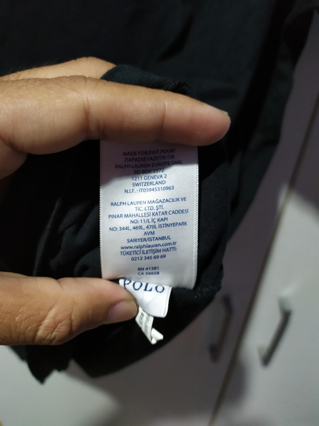 sale kaos polo ralph lauren original hitam