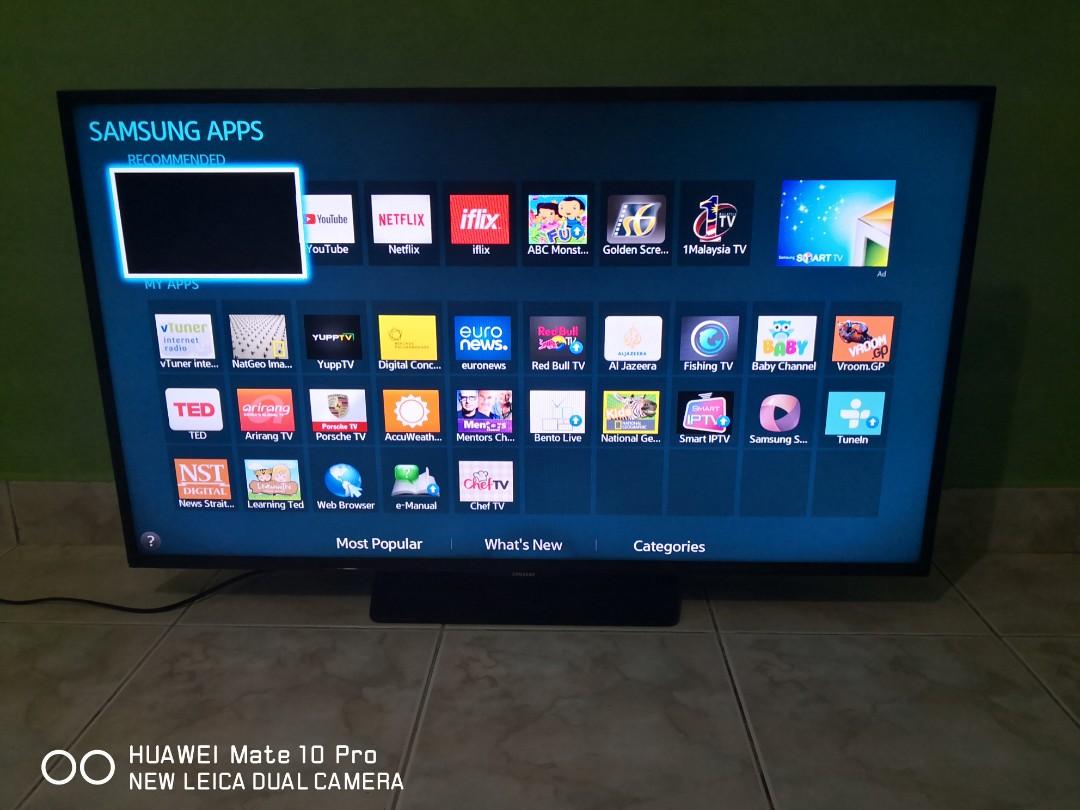 Samsung 40 Smart Tv Led Full Hd Electronics Tvs Entertainment Systems On Carousell