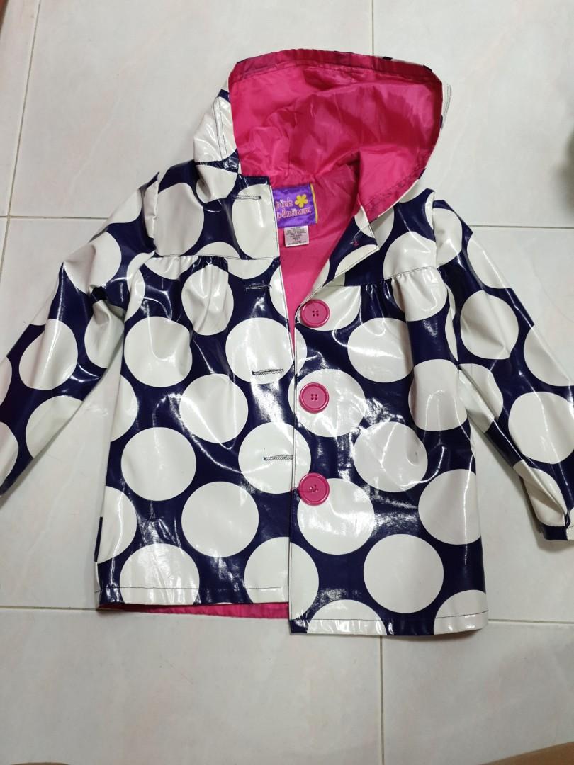 Pink platinum rain jacket discount
