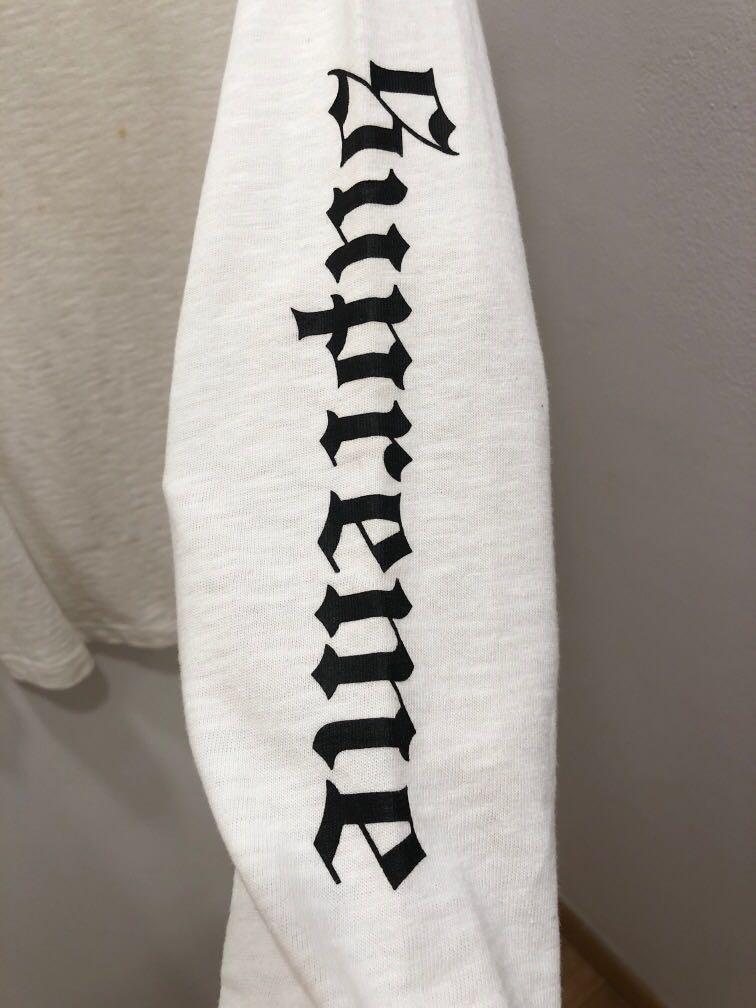 supreme old english long sleeve