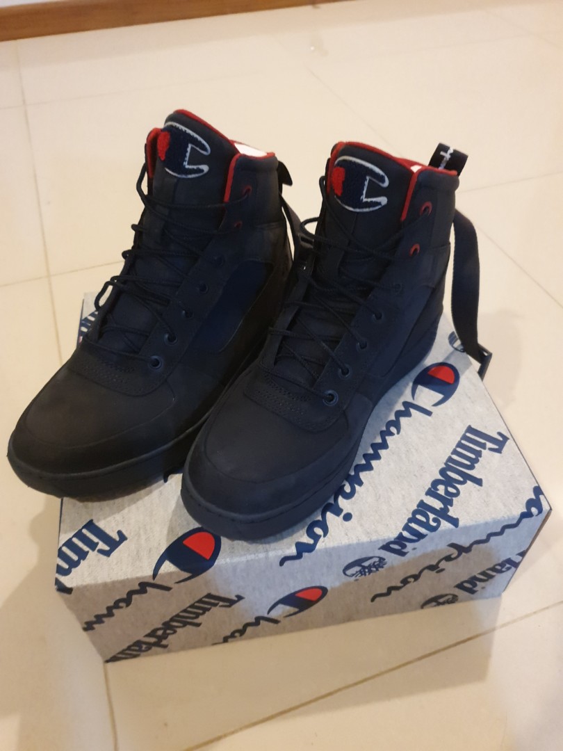 champion and timberland shoes