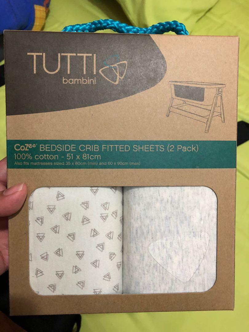 Tutti bambini on sale cozee fitted sheets