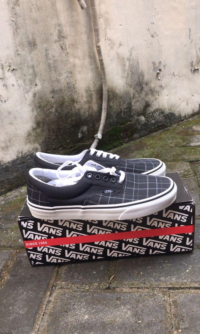 Vans Era Plaid Black