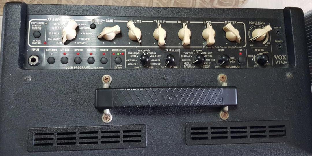 Vox VT40+ Guitar Amplifier, Hobbies & Music Media, Music Accessories on Carousell