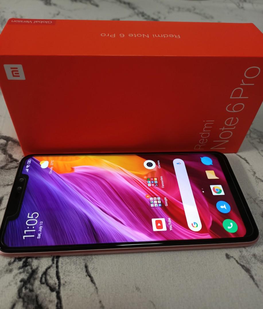 redmi 6 rose gold