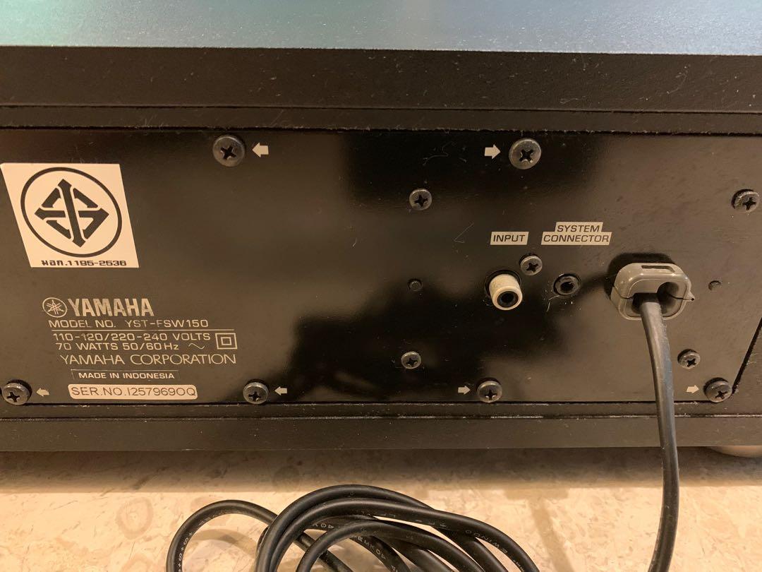Yamaha Soundbar Yas 101 Subwoofer Yst Fsw150 Electronics Audio On Carousell