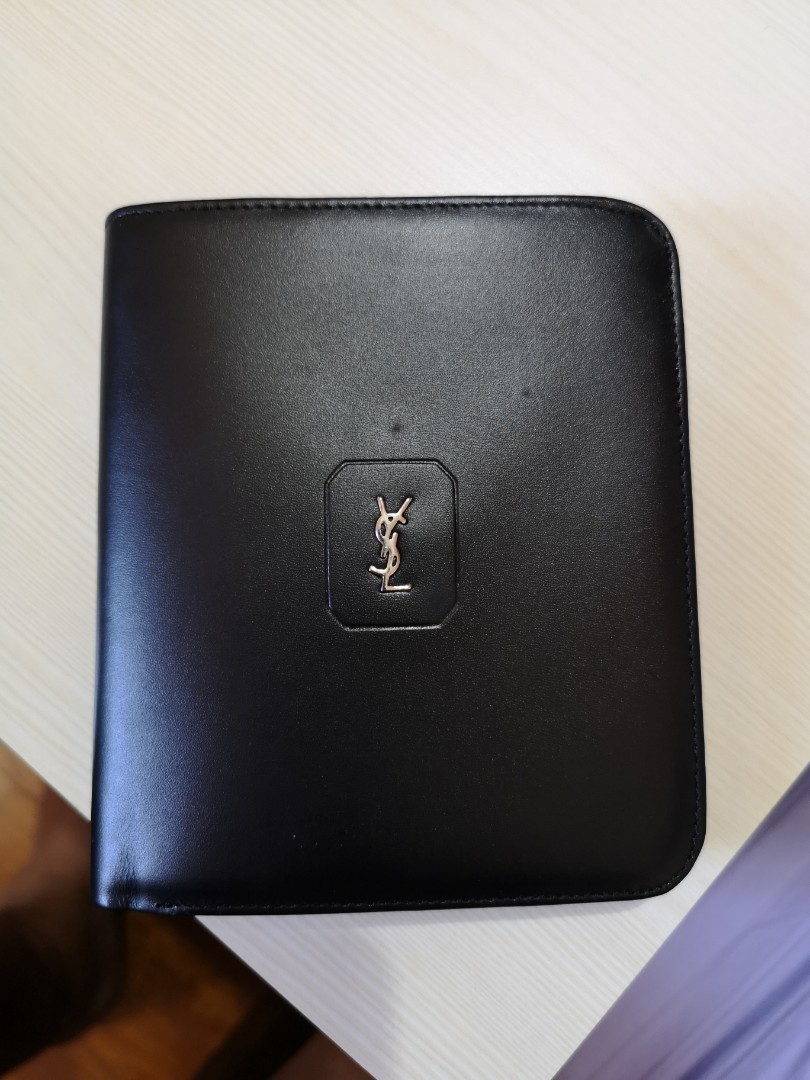 YSL Black Wallet, Luxury, Bags & Wallets on Carousell