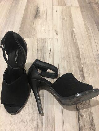 Cute black party heels