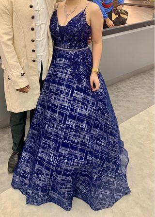 Ball Gown Blue $100 for Rent