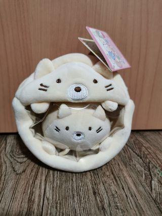 SUMIKKO GURASHI NEKO CHARACTER SLING BAG WITH MINI PLUSHIE BRAND NEW