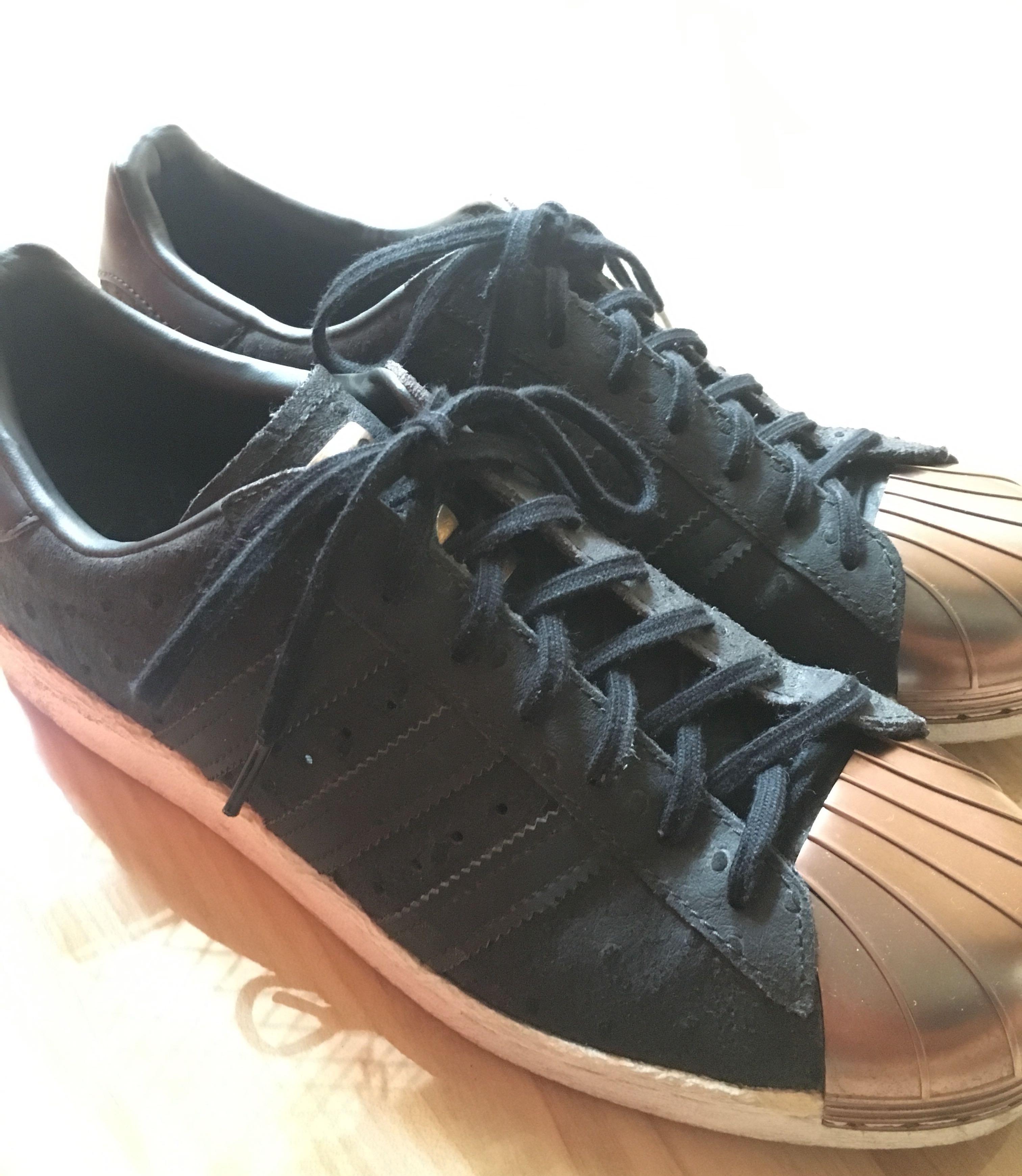 adidas superstar black rose gold