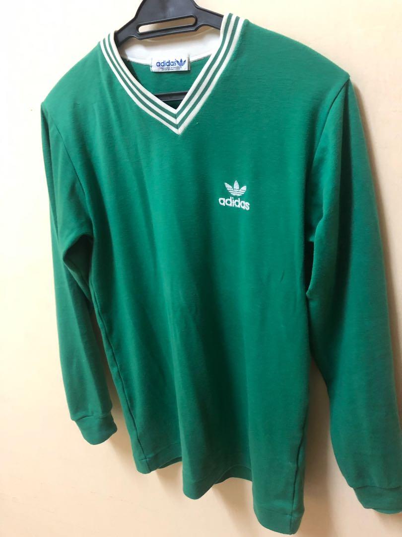 Adidas Vintage Long Sleeve Shirt Men s Fashion Tops Sets