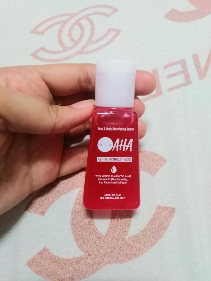 Aha Serum Brilliant Skin Essentials Health Beauty Skin Bath Body On Carousell