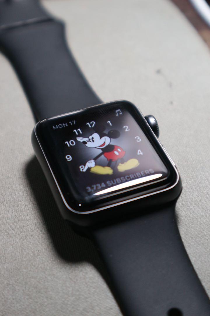 apple watch series 3 space gray 38mm
