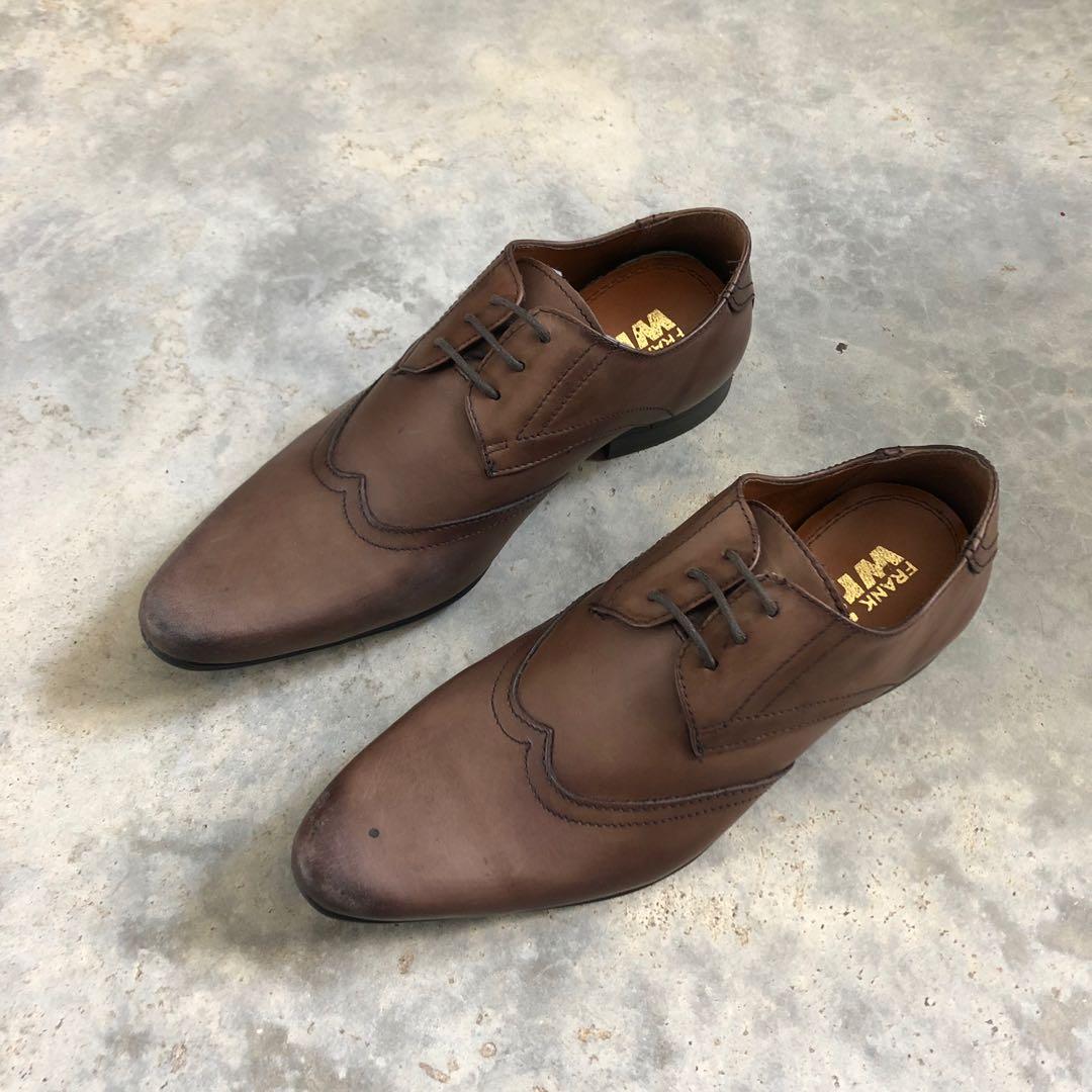 BNIB Frank Wright Leather Shoes Men s Fashion Footwear Dress