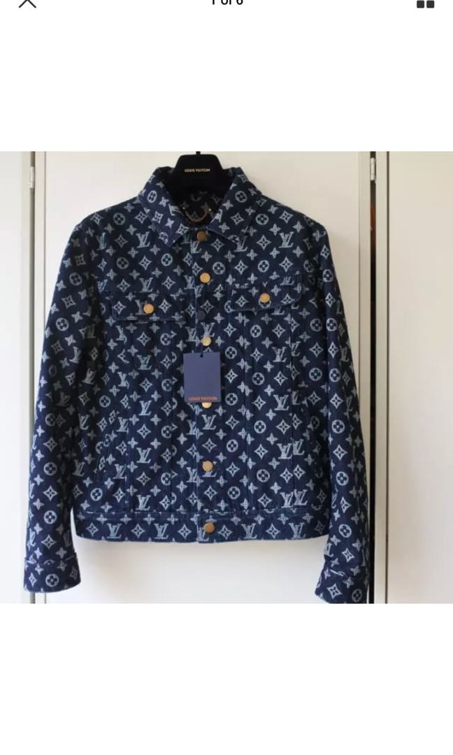 Authentic Louis Vuitton MONOGRAM DENIM JACKET, Men's Fashion, Coats,  Jackets and Outerwear on Carousell