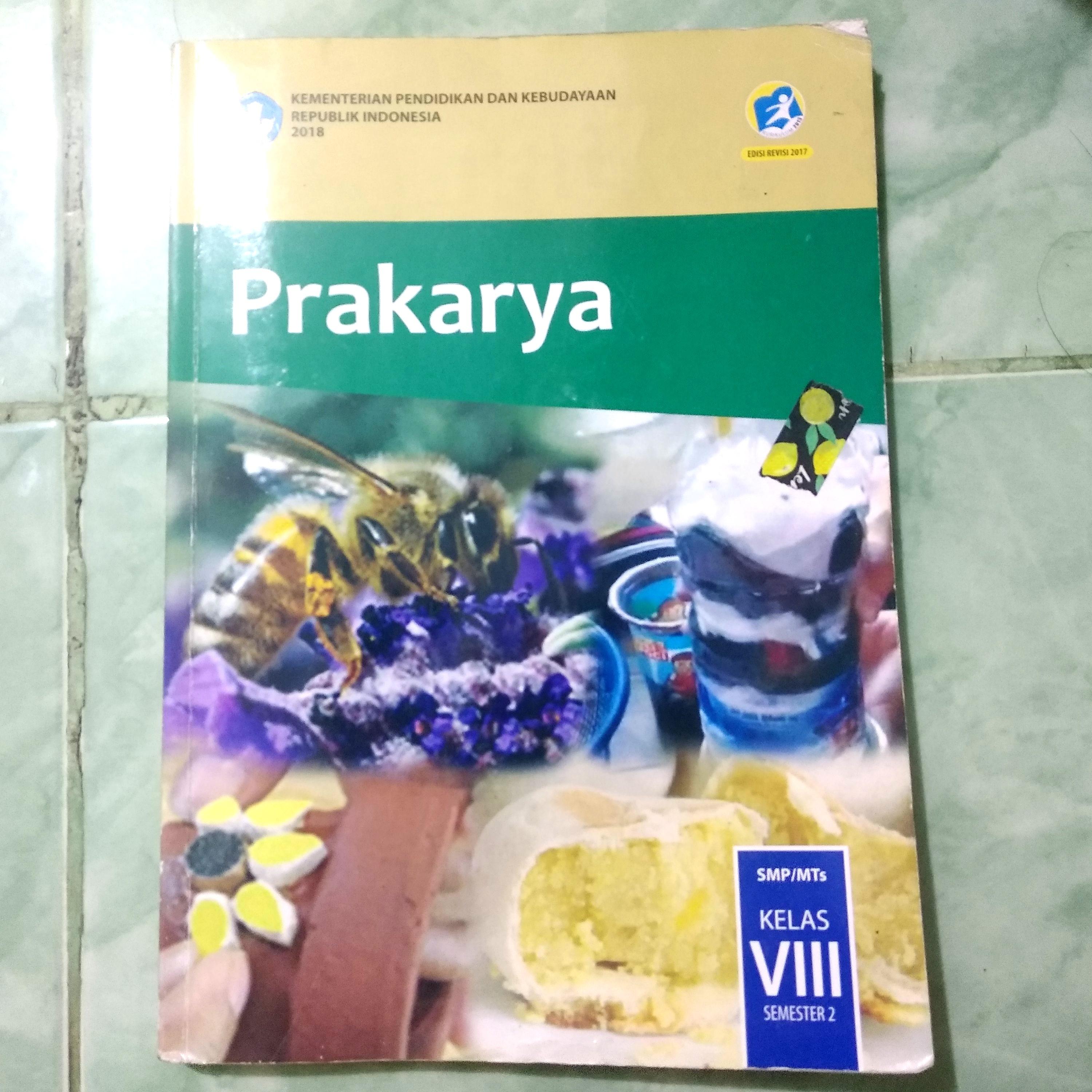 Buku Prakarya Kelas 8 Semester 2 Jejak Belajar