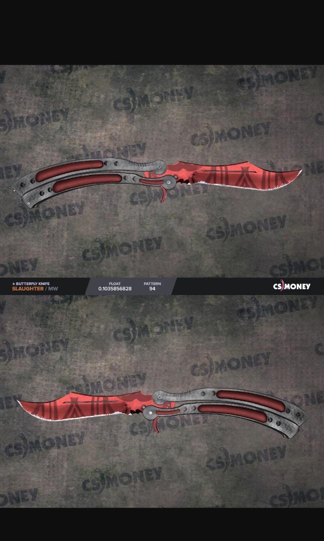 Butterfly Knife Slaughter Mw Toys Games Video Gaming Video Games On Carousell