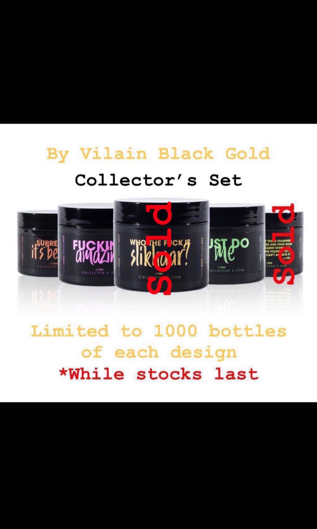 By Vilain Black Gold Charcoal Wax Collector’s Edition (Limited), Beauty