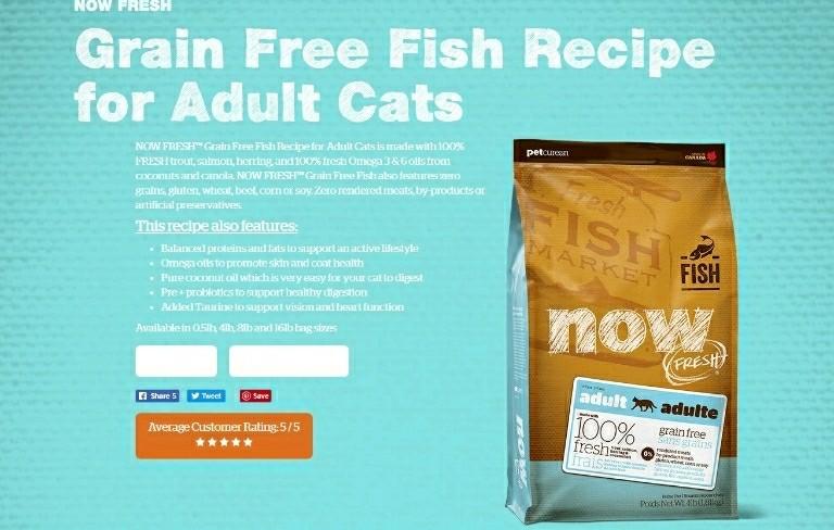 Canada Made Petcurean Now Fresh Grain Free Cat Food Assorted
