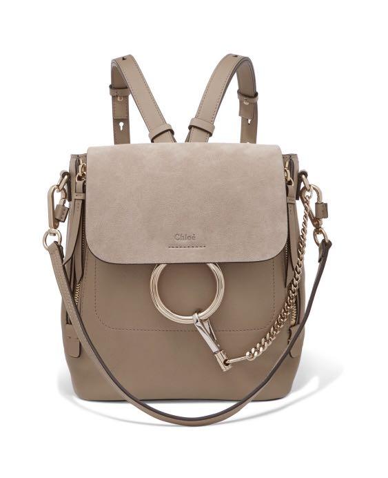 Chloe suede backpack outlet