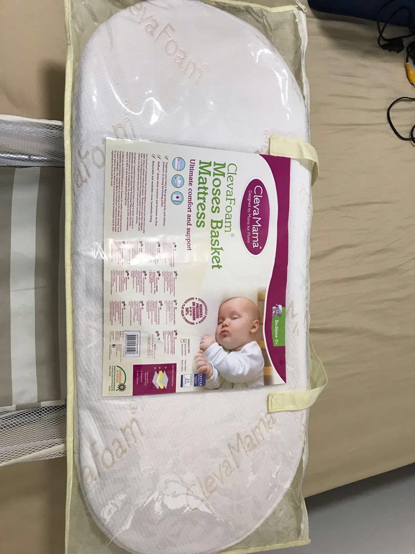 clevafoam moses basket mattress