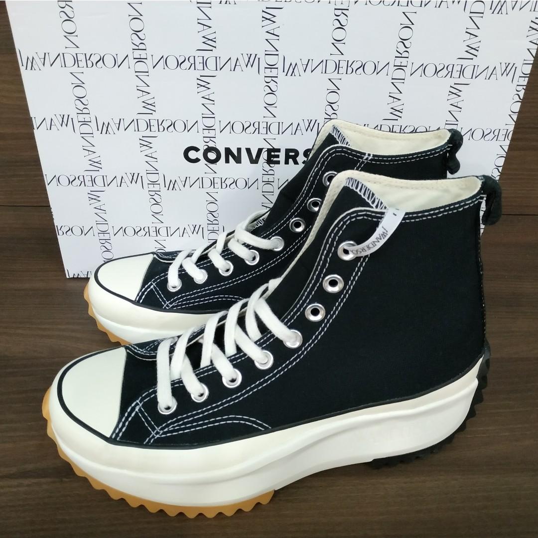 jw anderson converse run star hike black