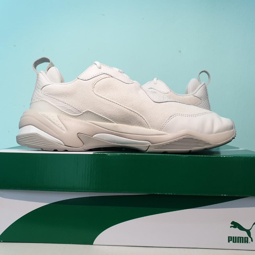 puma thunder desert triple white