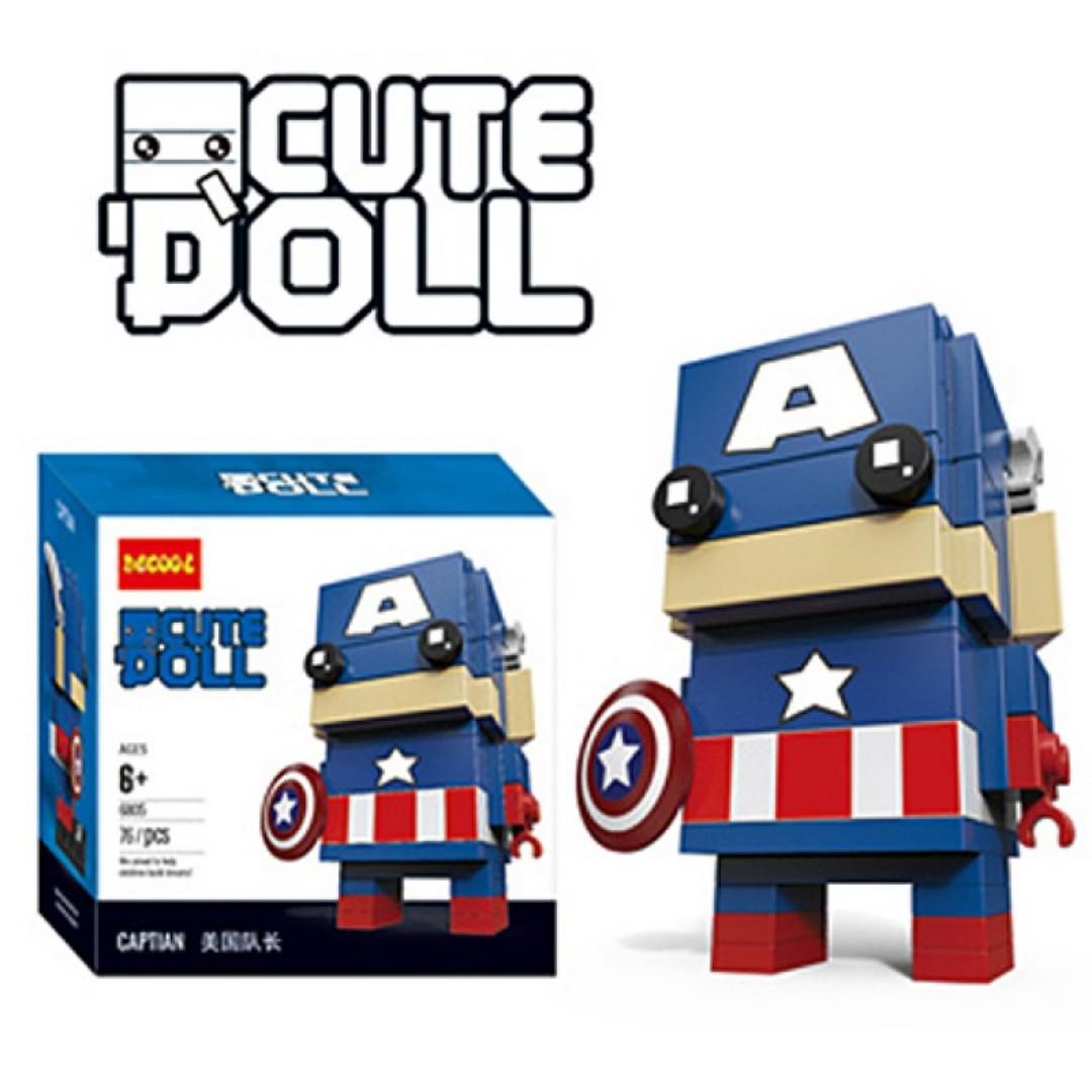 lego brickheadz captain marvel