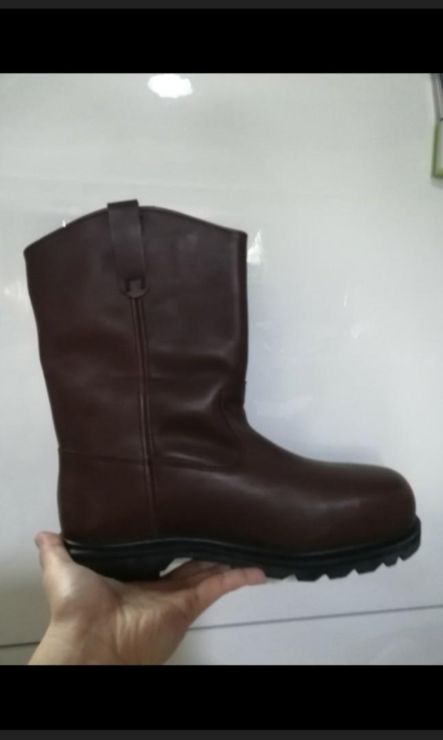 dickies leather boots