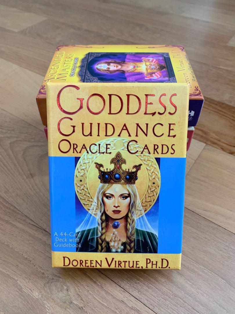 Doreen Virtue Goddess Guidance Oracle Cards Toys Games Board