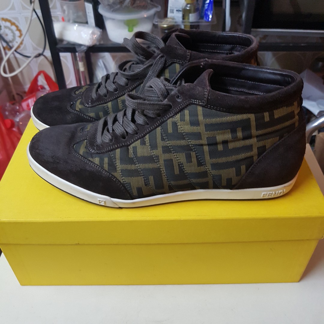Fendi sneaker size 7 with receipt ngee ann city Men s Fashion Footwear Sneakers on Carousell