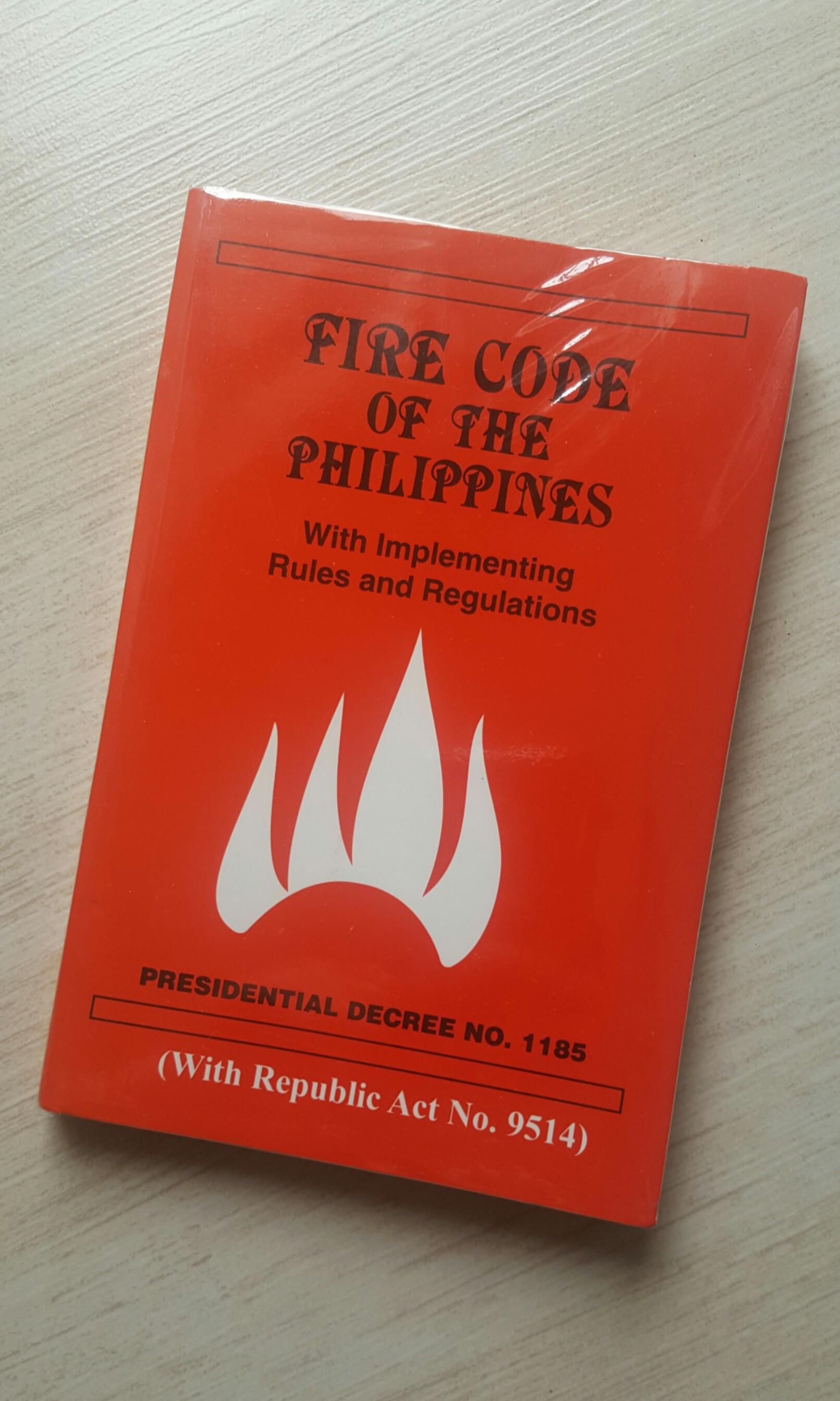Fire Code of the Philippines, Hobbies & Toys, Books & Magazines