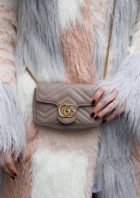 Gg marmont matelassé mini bag dusty pink clearance