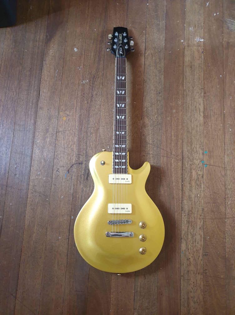 Hamer XT Goldtop Singlecut P90 Hobbies Toys Music Media