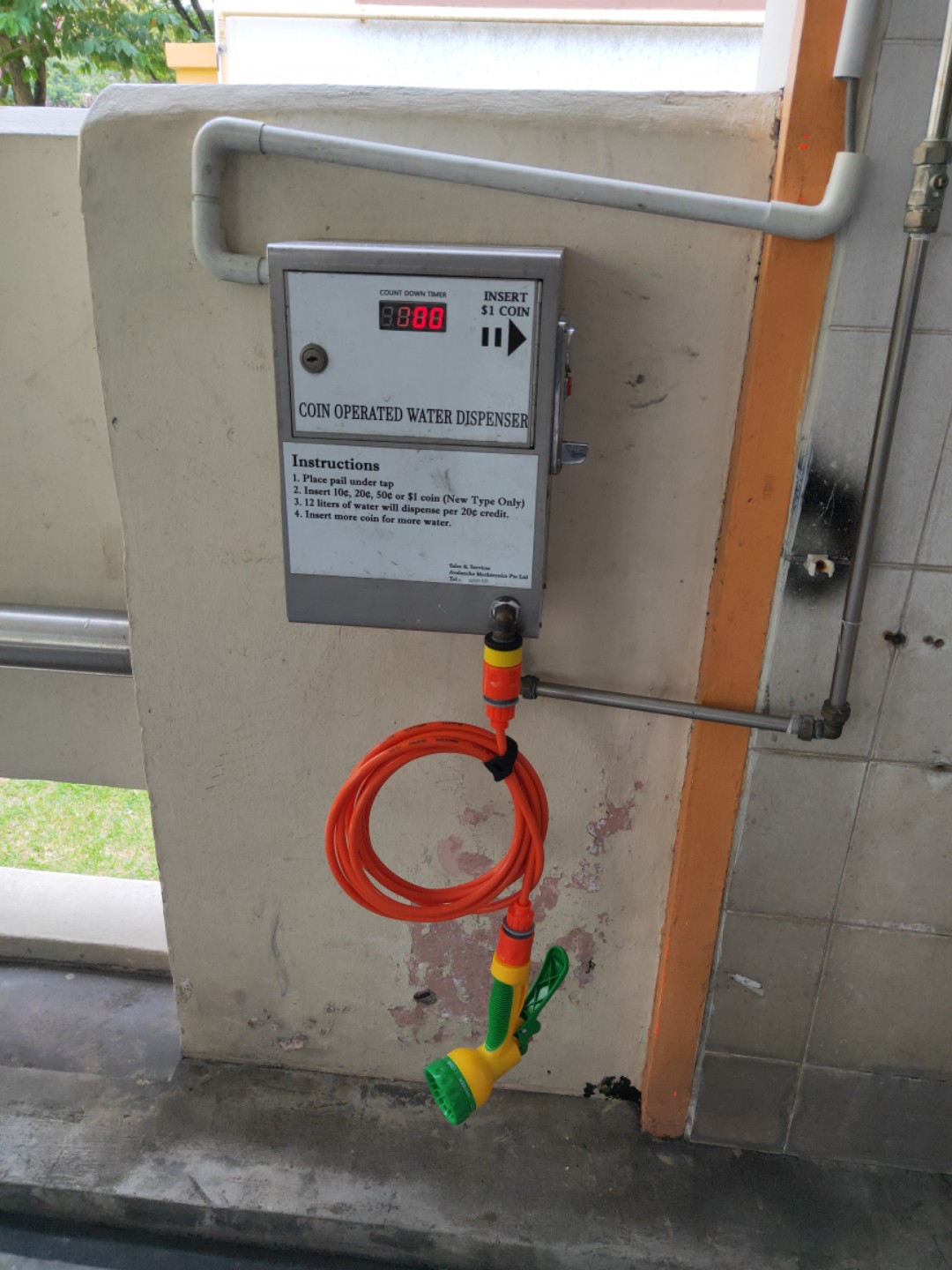 HDB Carpark Car Wash/Bike Wash Hose + Spray Gun Set, Car Accessories