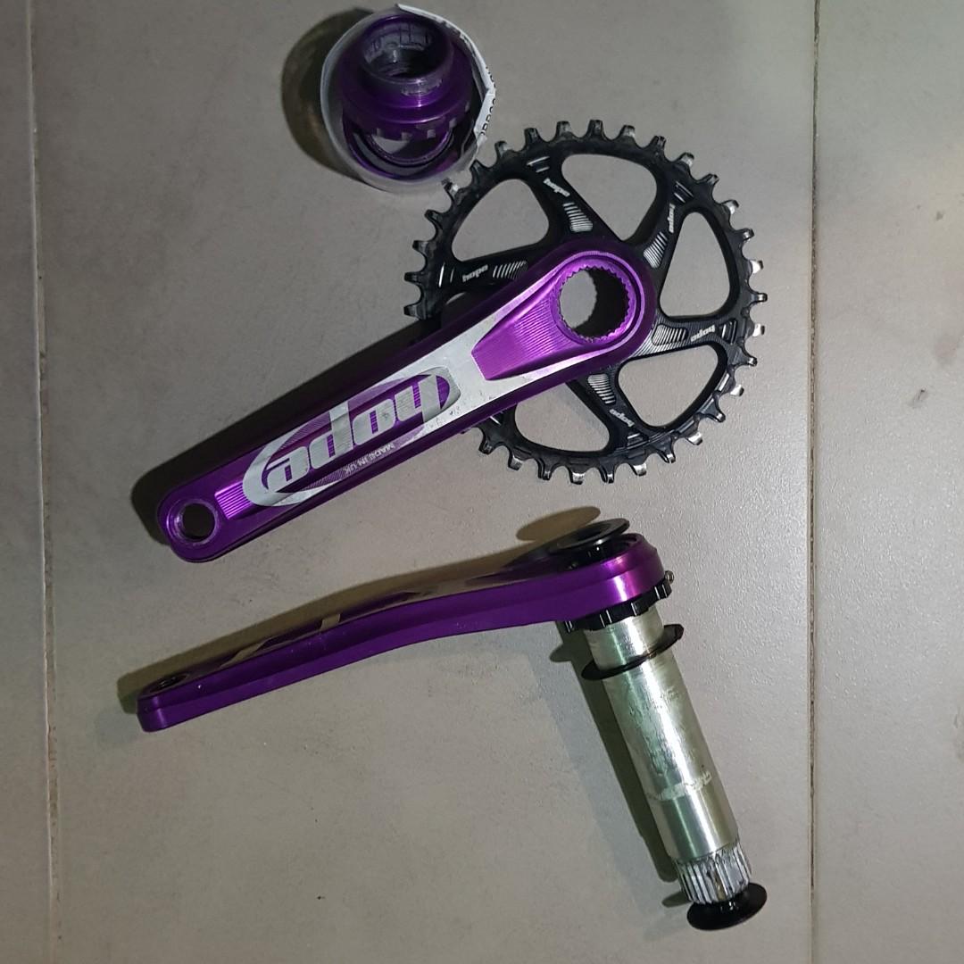 hope evo crankset purple