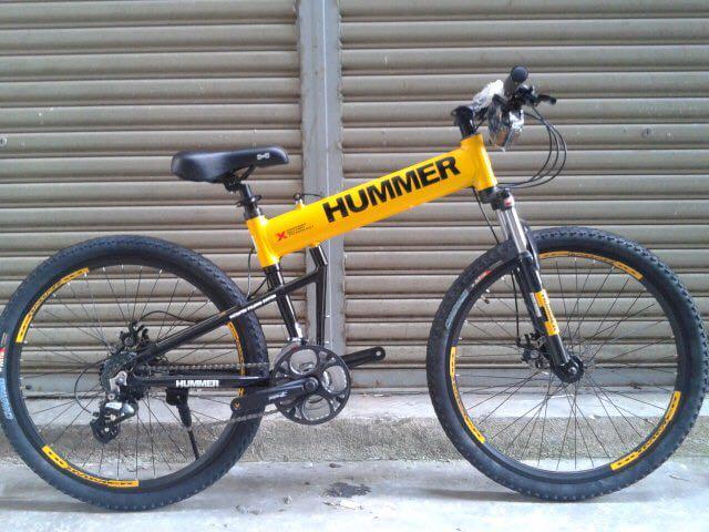 hummer folding bike