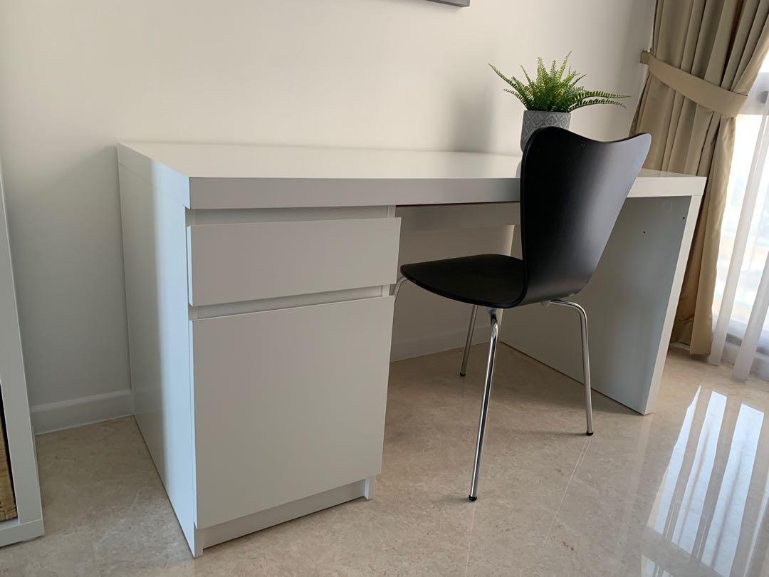 IKEA Malm Desk White 229 brand new, Furniture & Home Living
